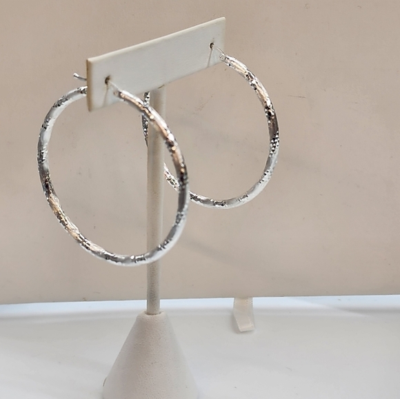 Brand New Sterling Silver 925 designs Earrings/ HOOPS